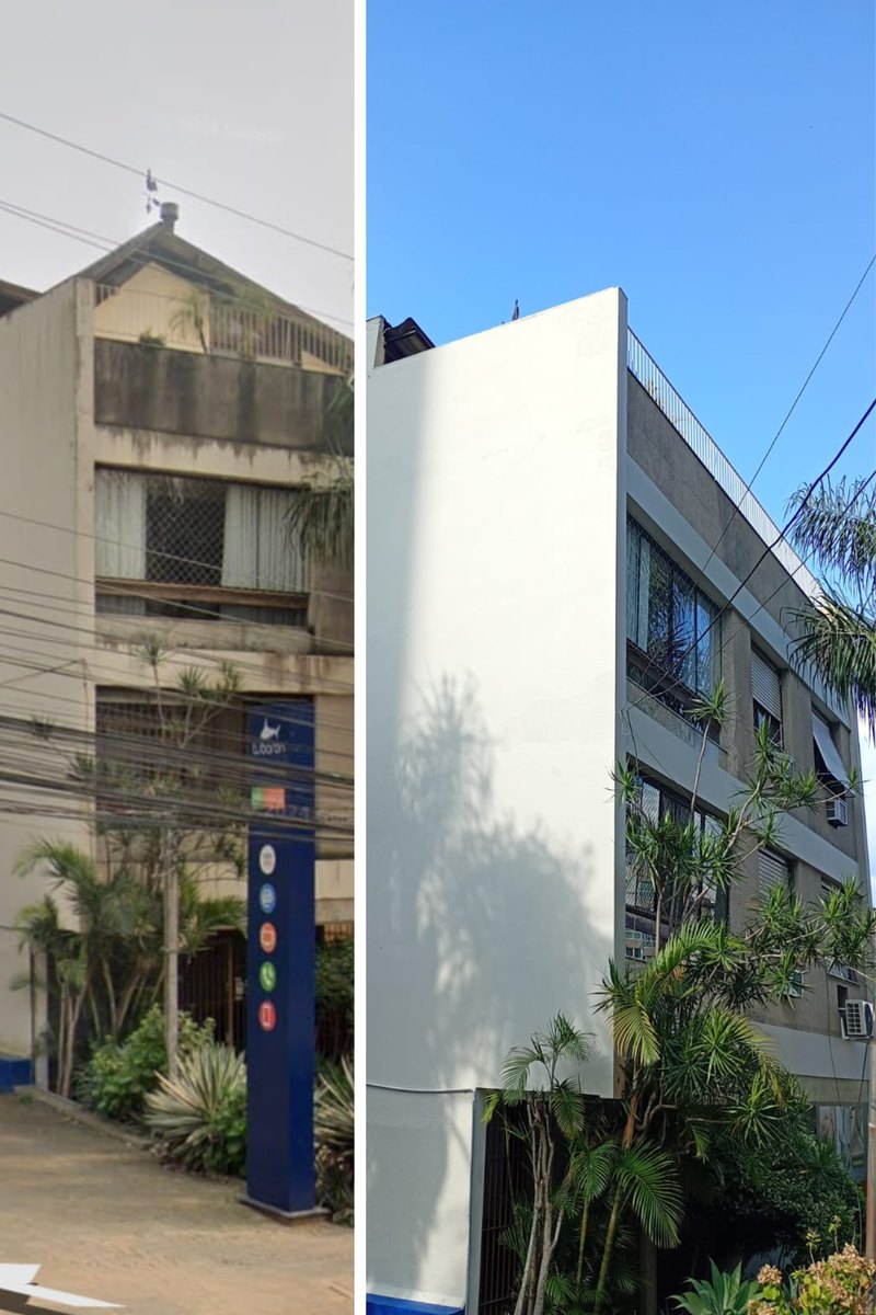 Projeto Residencial Anita Garibaldi — Recuperação e pintura de fachada
